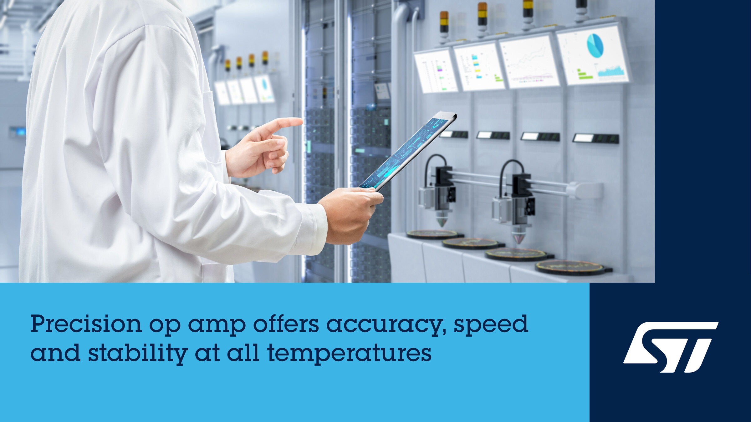 STMicroelectronics' Precision Op Amp Brings Accuracy, Speed, and Stability
